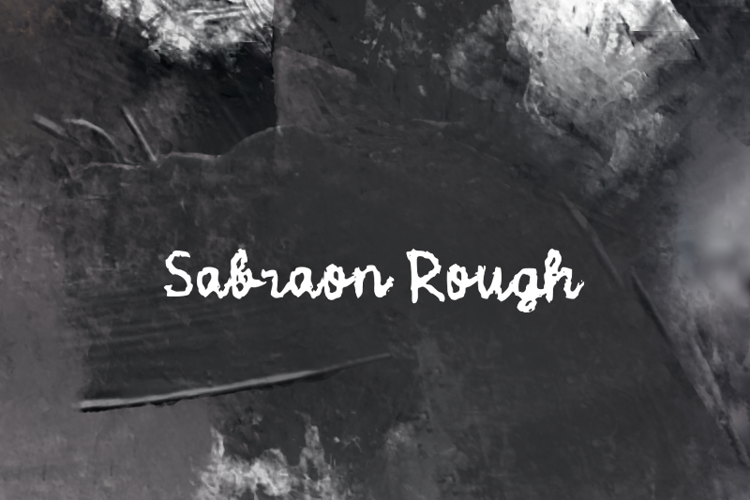 s Sabraon Rough Font