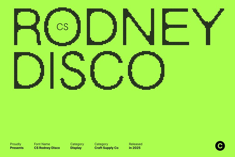 Preview of CS Rodney Disco Font