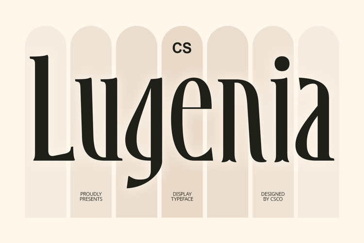 Preview of CS Lugenia Font
