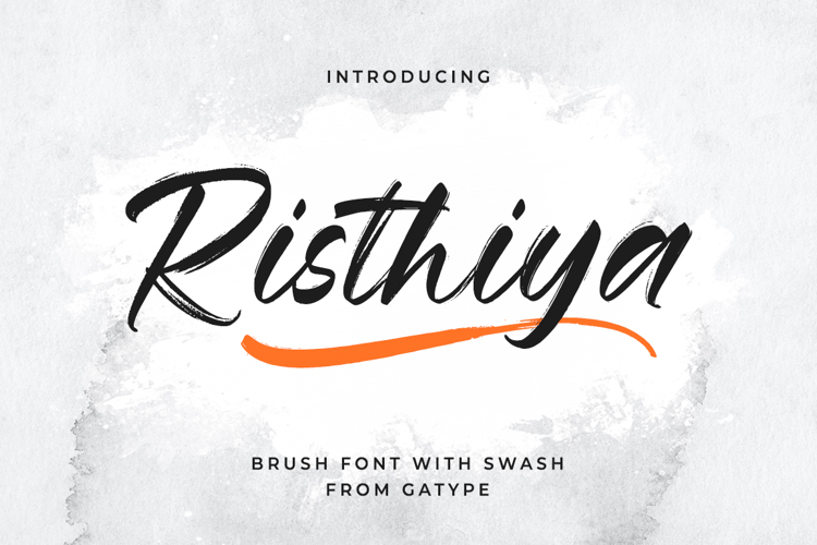 Risthiya Brush Font