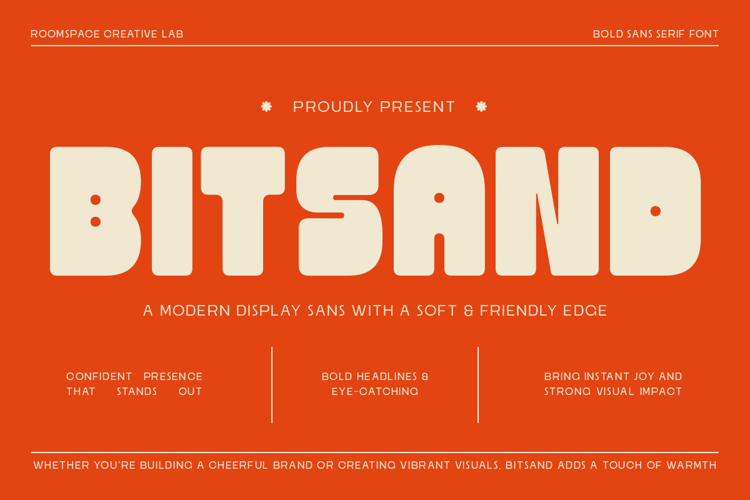 Preview of Bitsand Font