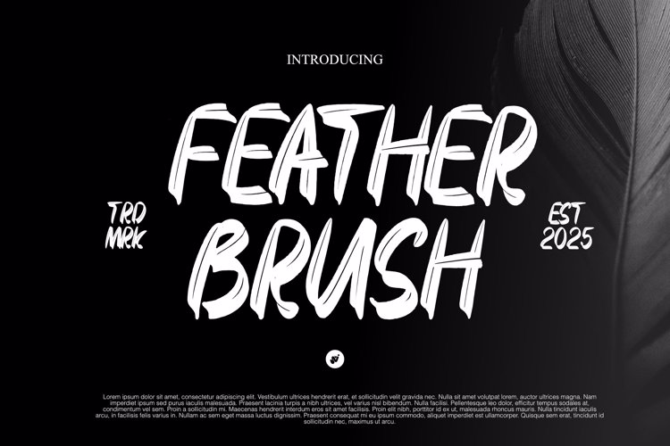 Preview of FEATHER BRUSH Font