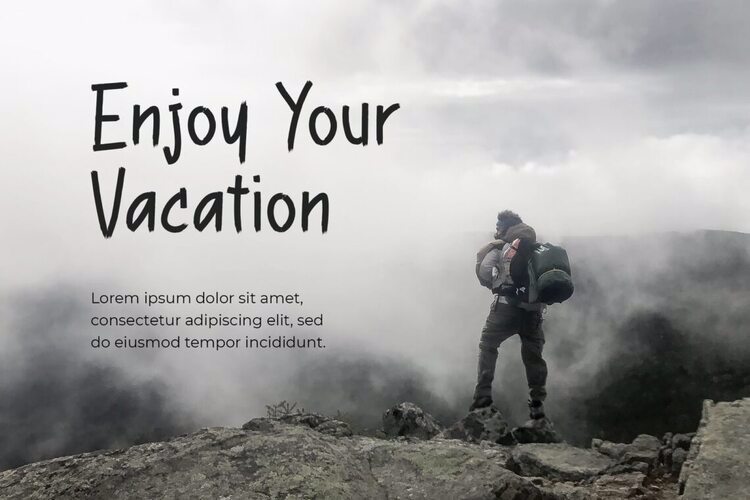 Preview of View Vacation Fun Art Font