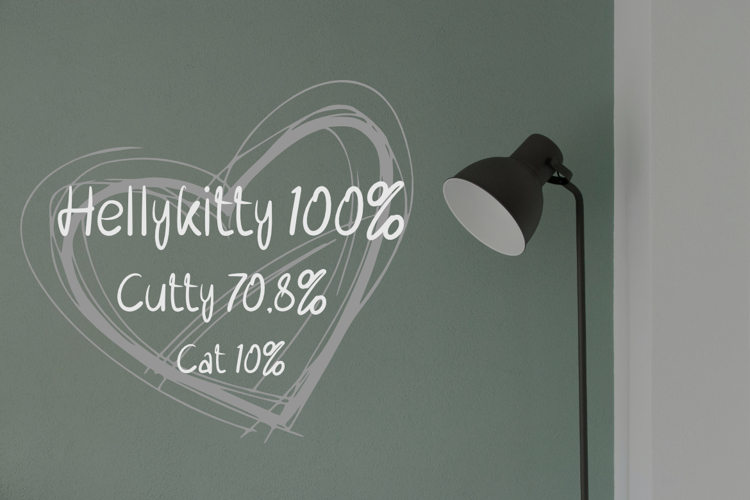 Preview of Halykitty Font