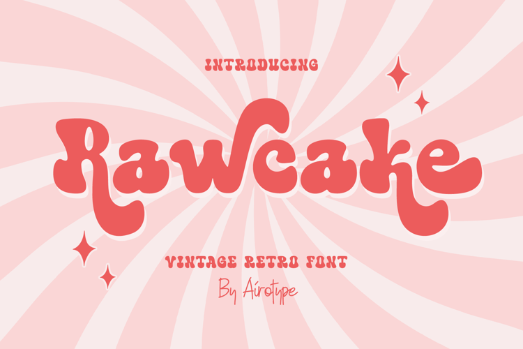 Preview of Rawcake Font