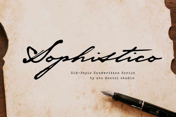 Preview of Sophistico Font