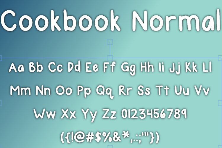 Cookbook Font