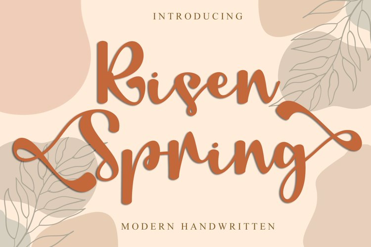 Risen Spring - Font