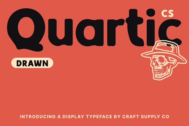 Preview of CS Quartic Drawn Font