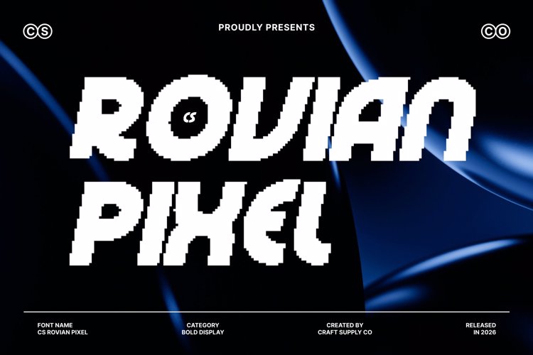 Preview of CS Rovian Pixel Font