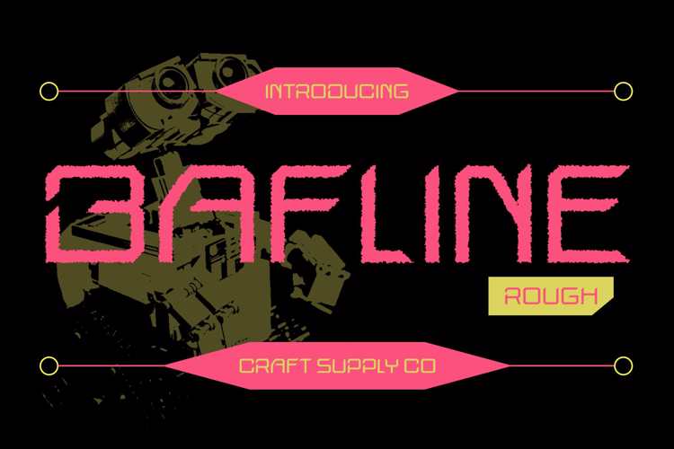 Bafline Rough Font