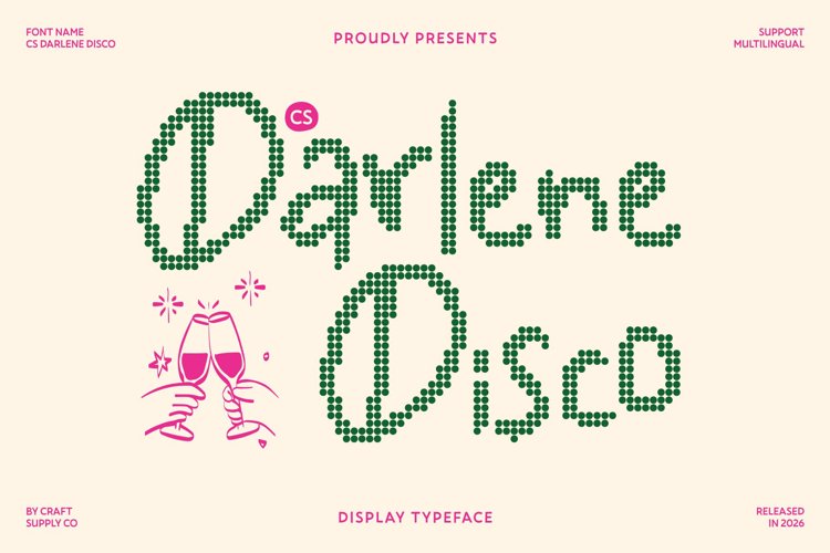 Preview of CS Darlene Disco Font