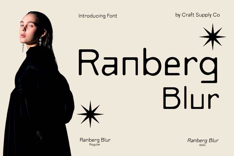 Ranberg Blur Font