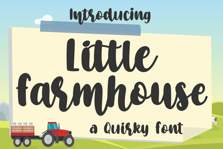 Little Farmhouse Font