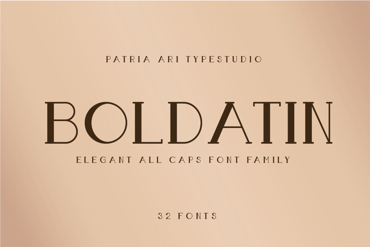 Boldatin Font