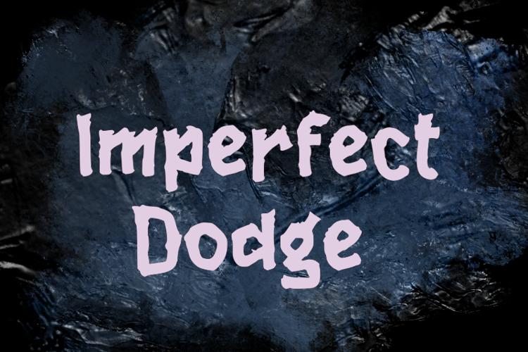 i Imperfect Dodge Font