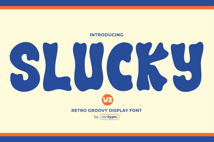 Preview of WR Slucky Font