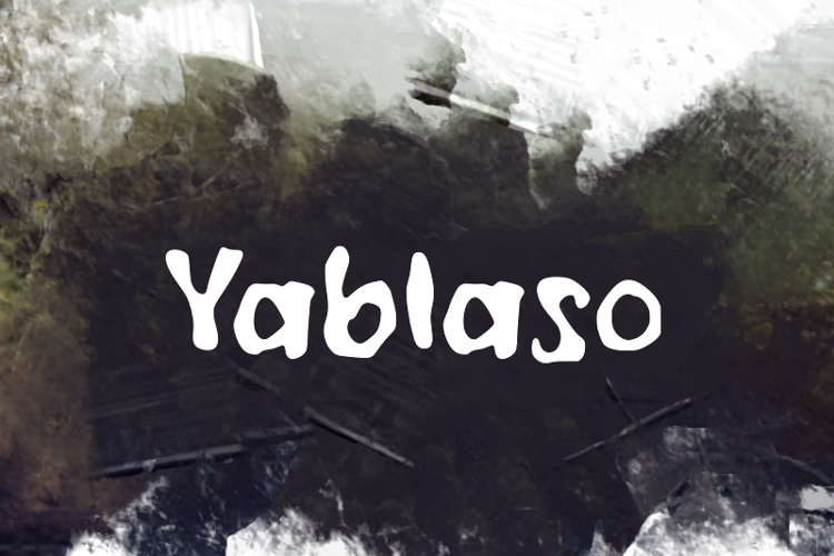 Preview of y  Yablaso Font