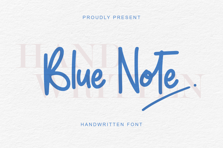 Blue Note Font