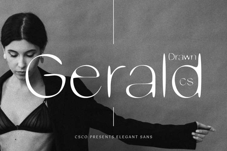 Preview of CS Gerald Drawn Font