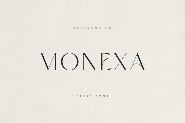 Preview of Monexa Font