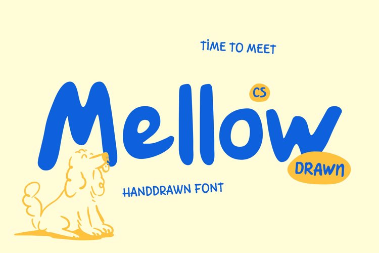 Preview of CS Mellow Drawn Font