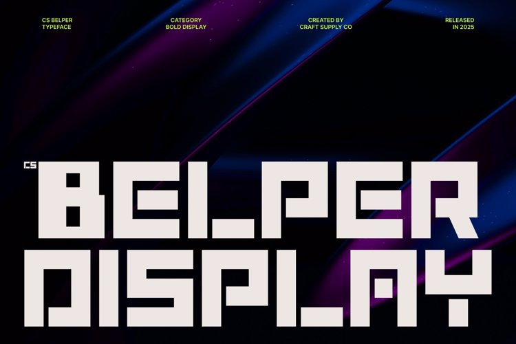 Preview of CS Belper Font