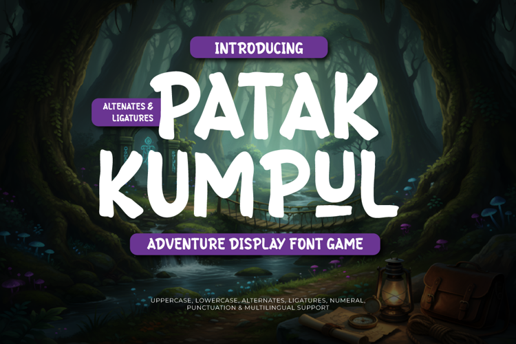 Preview of Patak Kumpul Font