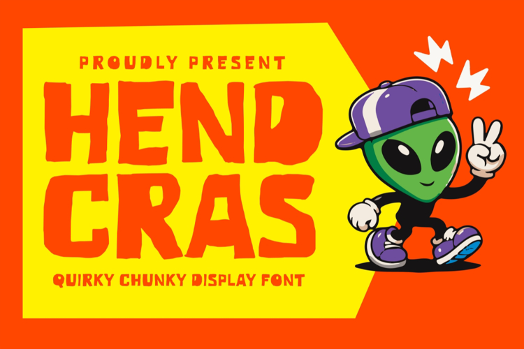 Preview of Hend Cras Font