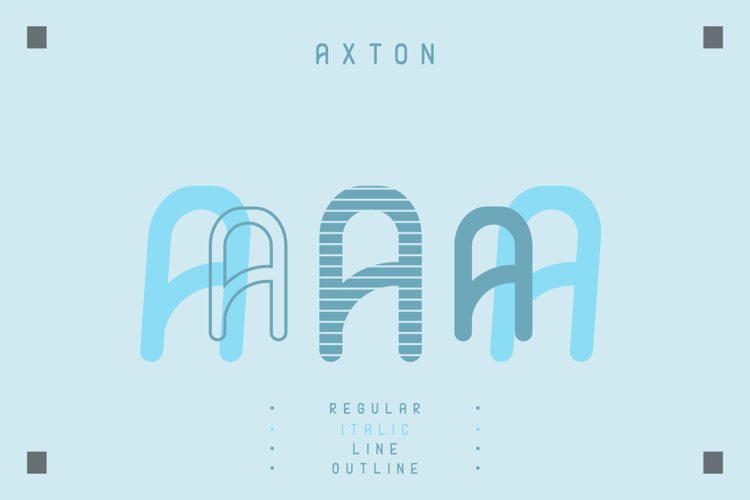 AXTON Font