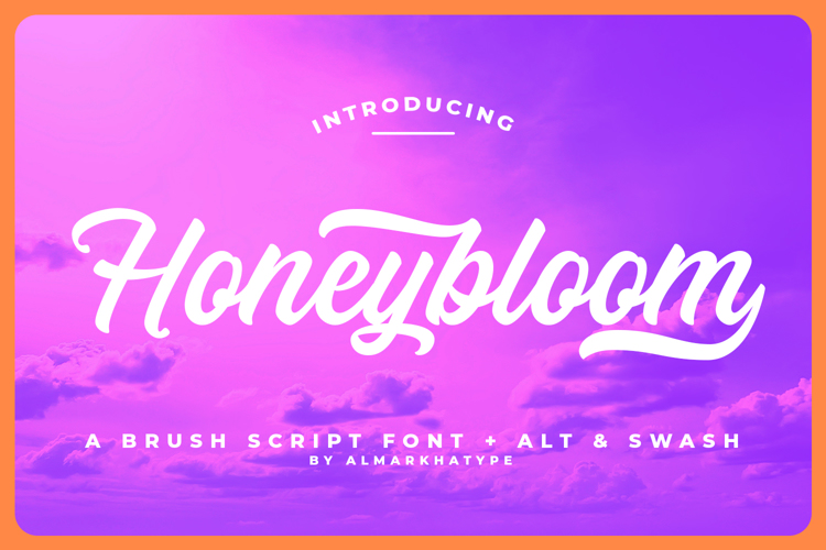 Preview of Honeybloom Font