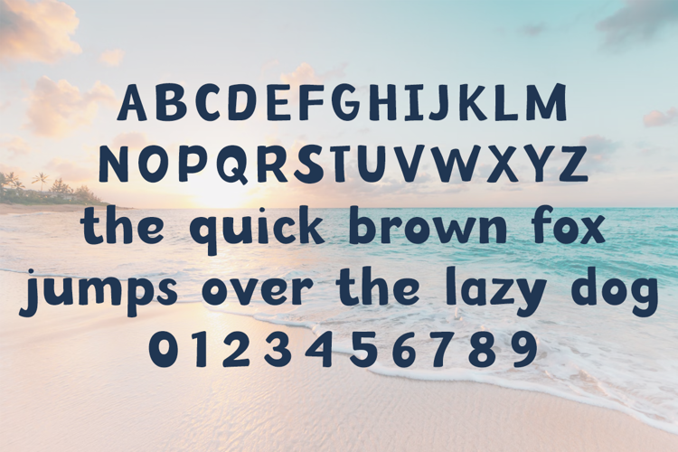 Preview of Silly Summer Font