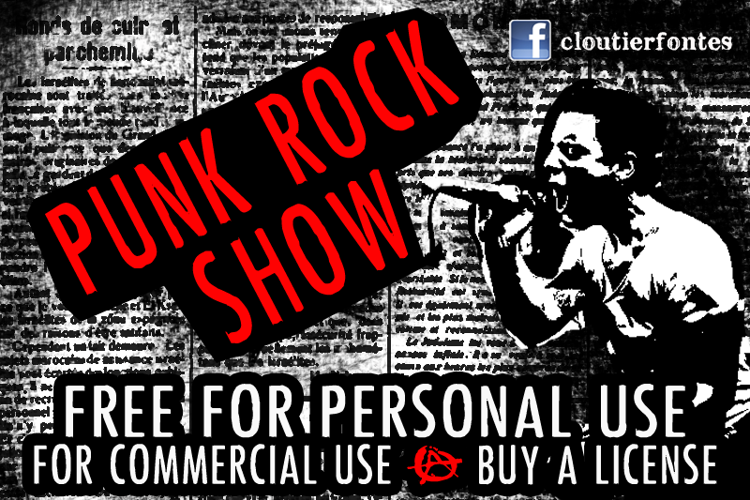 PunkRockShow Font