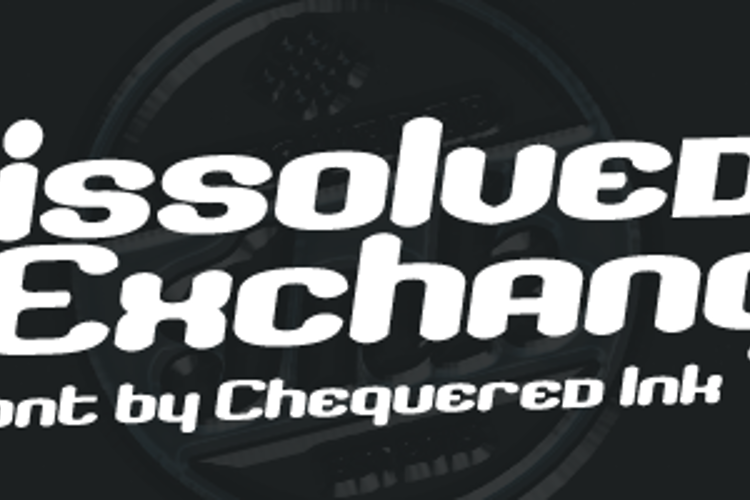 Dissolved Exchange Font
