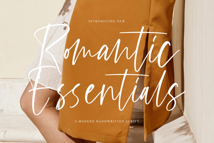 Preview of Romantic Essentials Font