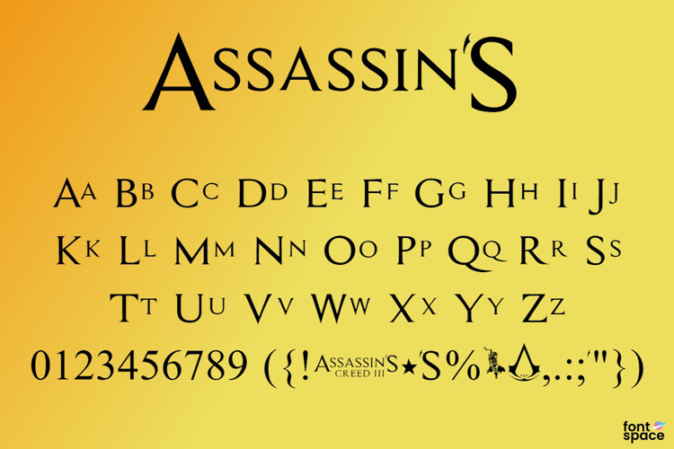 Assassin's Font