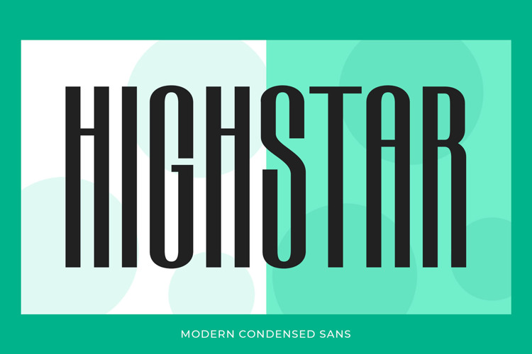 Preview of Highstar Font