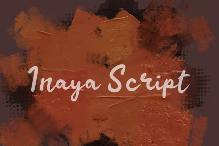 i Inaya Script Font