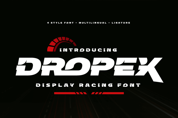 DROPEX Font