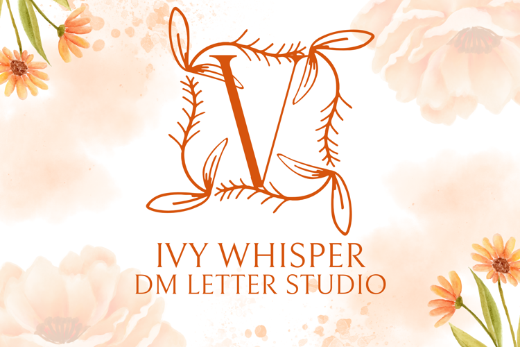 Preview of Ivy Whisper Monogram Font