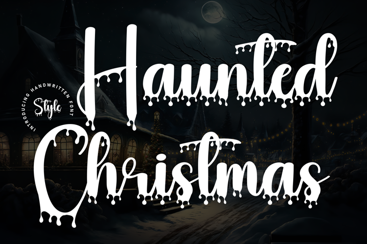 Preview of Haunted Christmas Font