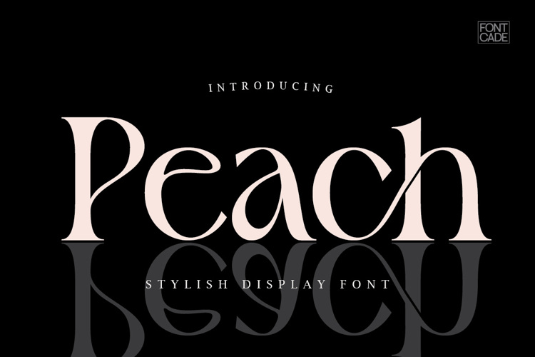 Preview of Peach Font
