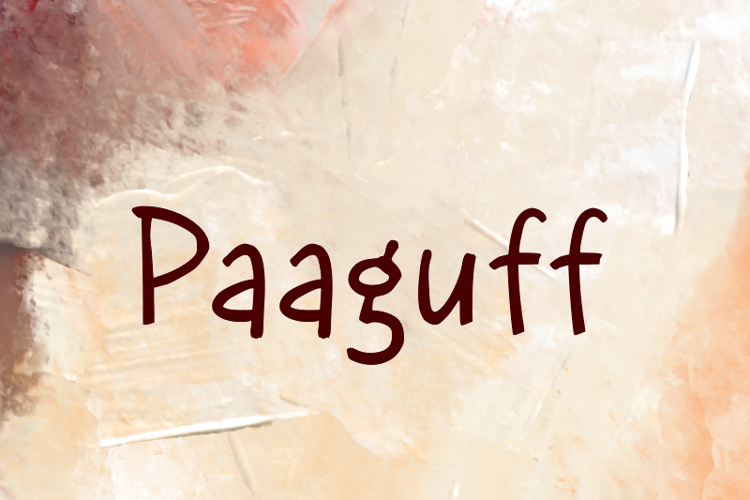 Paaguff Font