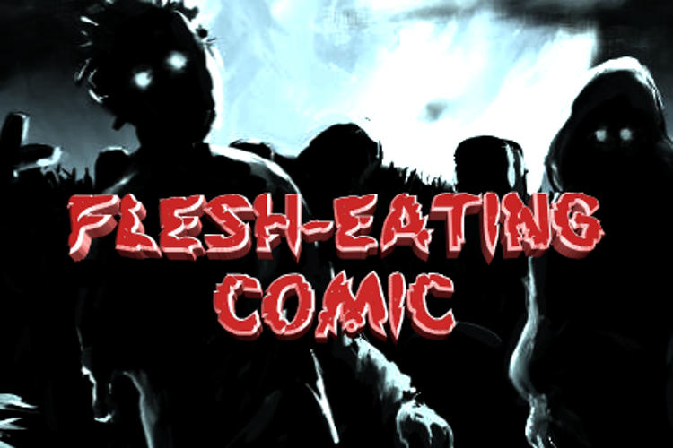Flesh - Eating Comic Font