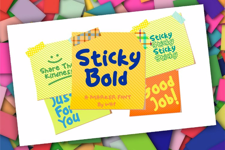 Sticky Bold Font