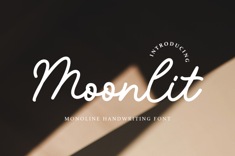 Moonlit Monoline Handwriting Font