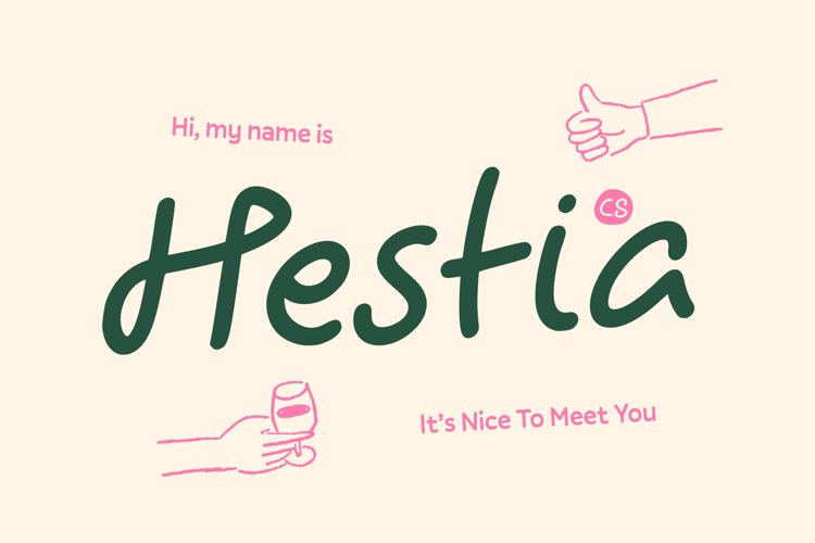 Preview of CS Hestia Font