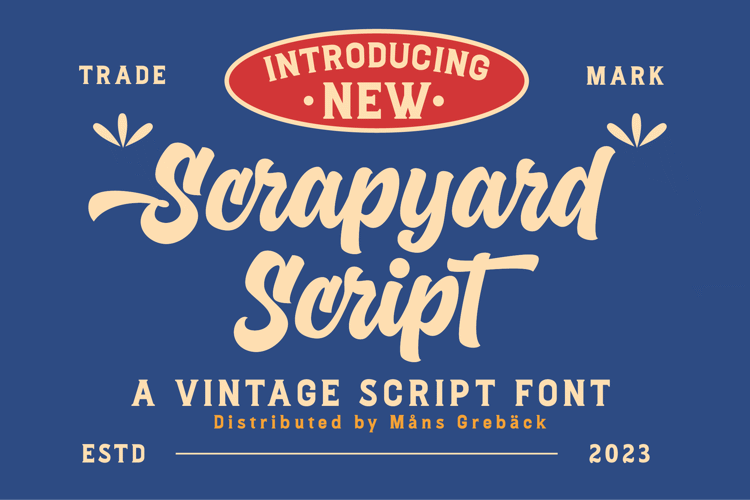 Scrapyard Script Font
