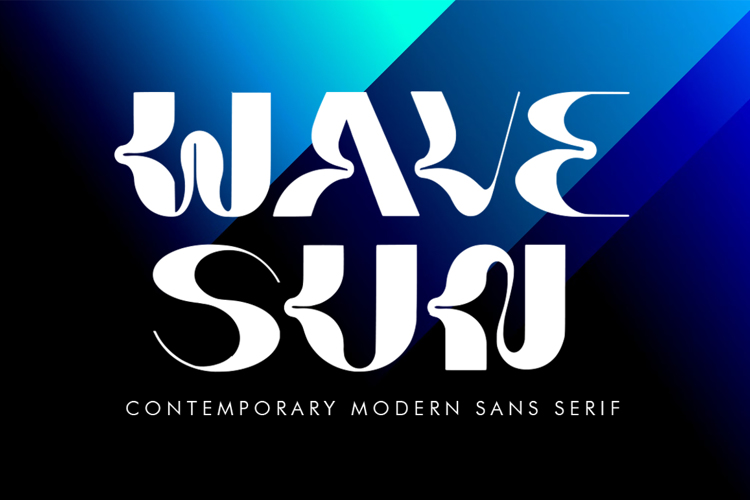 WAVESUN Font