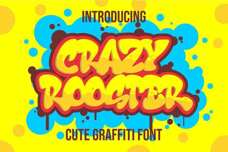 Preview of Crazy Rooster Font